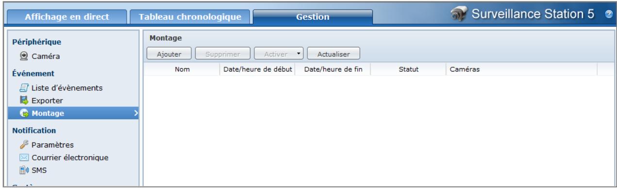 SYNOLOGY DS411J - Monter des événements - 1
