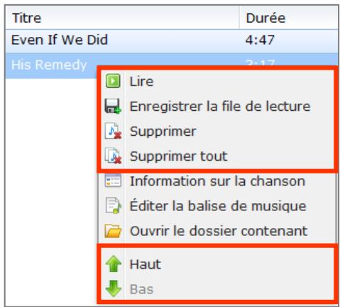 SYNOLOGY DS411J - Gérer des chansons dans le panneau de fichiers - 1
