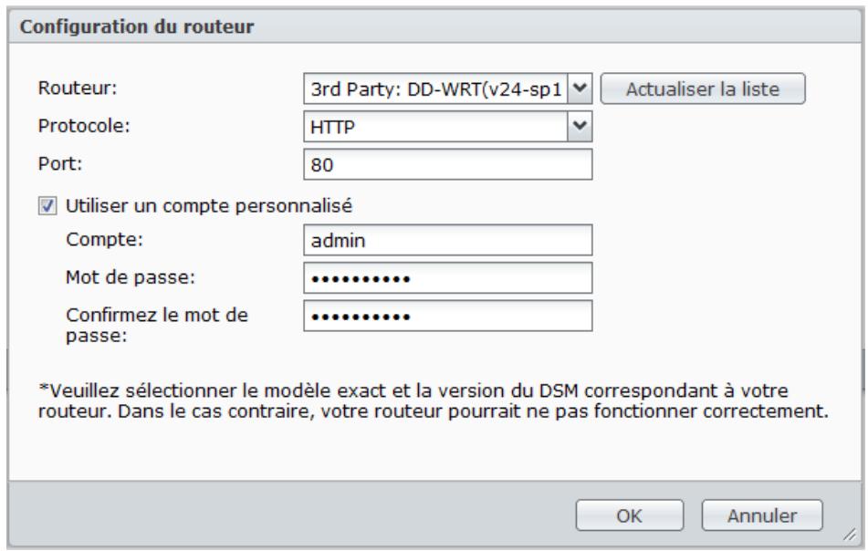 SYNOLOGY DS411J - Configurer le routeur - 1