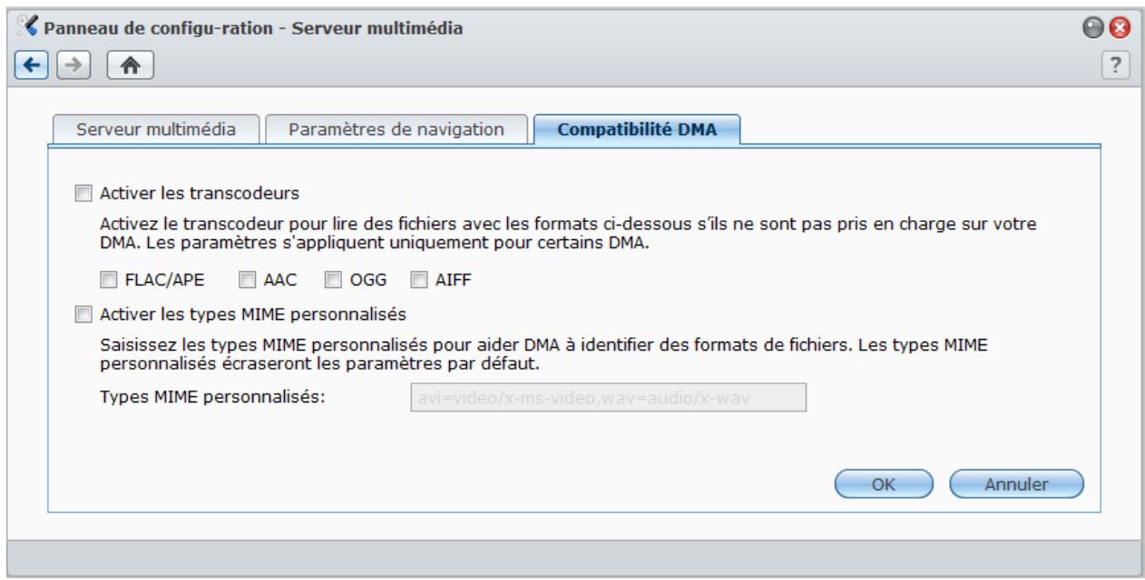SYNOLOGY DS411J - Améliorer la compatibilité du DMA - 1