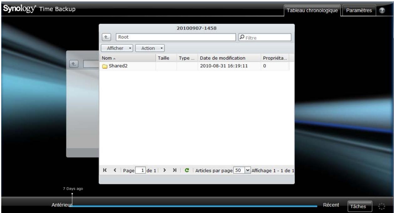 SYNOLOGY DS411J - Sauvegarder les données du diskstation avec time backup - 1