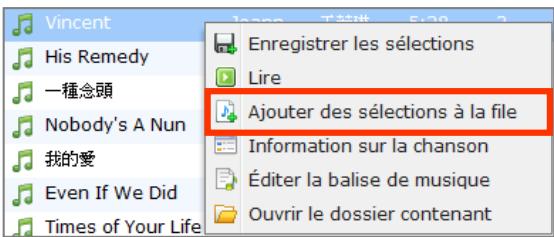 SYNOLOGY DS411J - Ajouter de la musique à la file - 1