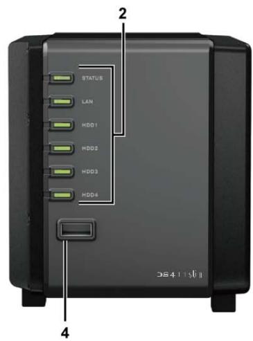 SYNOLOGY DS411J - 1U RackStation - 4