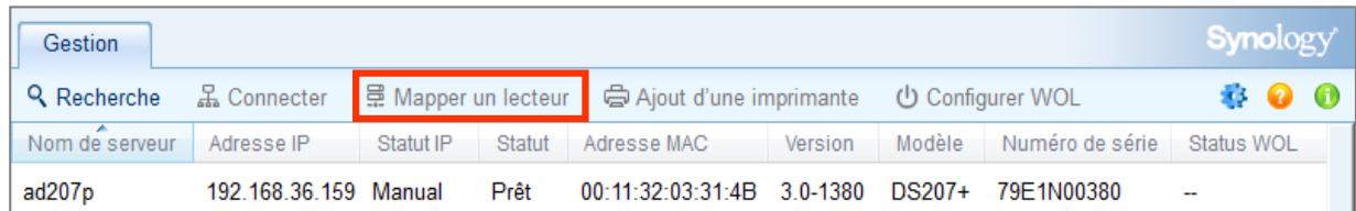 SYNOLOGY DS411J - Accéder aux dossiers partagés depuis windows - 1