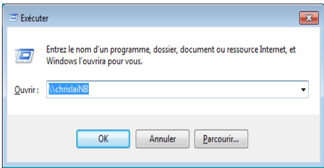 SYNOLOGY DS411J - Méthode 2 : utiliser la fenêtre exécuter. - 1