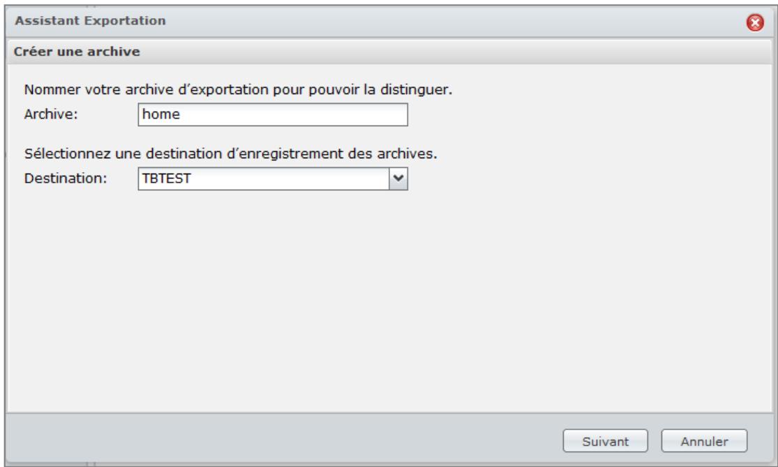 SYNOLOGY DS411J - Exporter ou importer une configuration de camera - 1