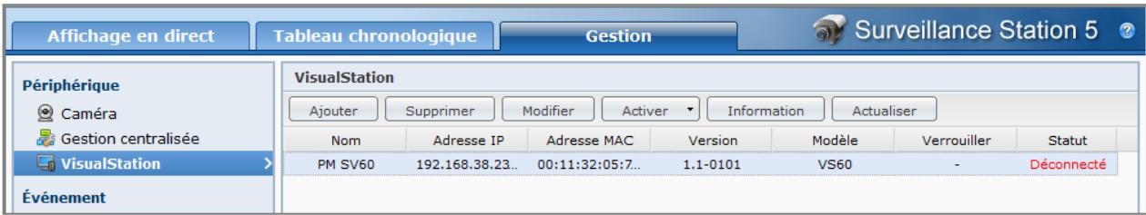 SYNOLOGY DS411J - Utiliser visualstation - 1
