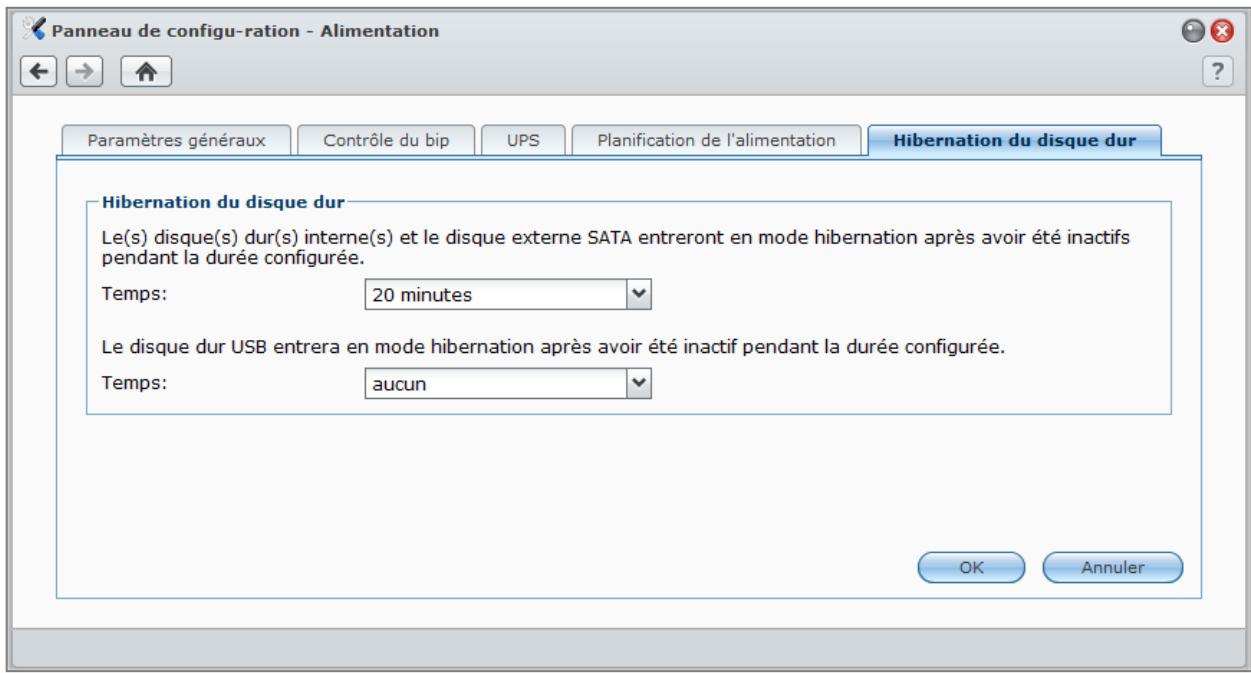 SYNOLOGY DS411J - Hibernation du disque dur - 1