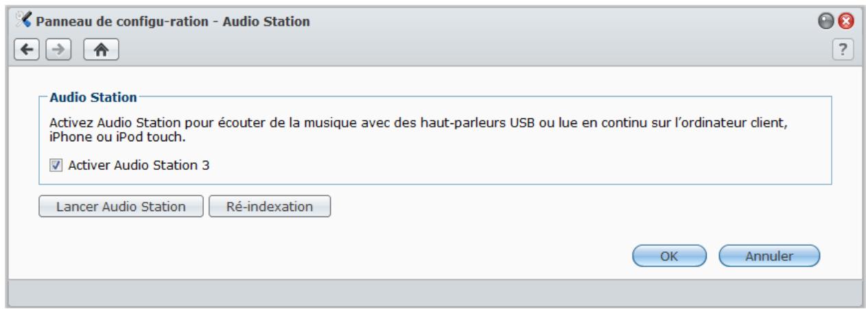 SYNOLOGY DS411J - Écouter de la musique avec audio station - 2