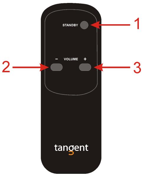 TANGENT EVO E5A - El mando a distancia - 1