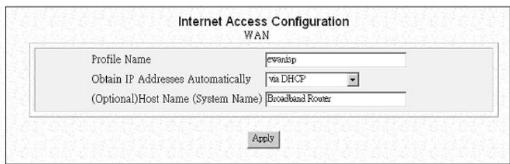 SMC 7301TA - Configuration d'accès à l'internet de base via WAN - 1