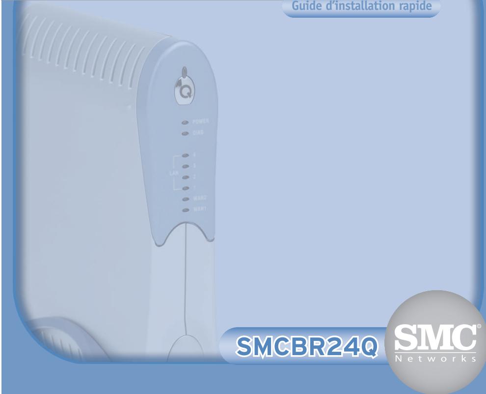 SMC BR24Q - Routeur barricade™ qos 4 ports LAN et 2 ports WAN - 1