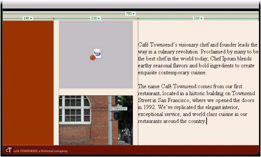 MACROMEDIA DREAMWEAVER 8-BIEN DMARRER AVEC DREAMWEAVER - Insertion du corps de texte - 2