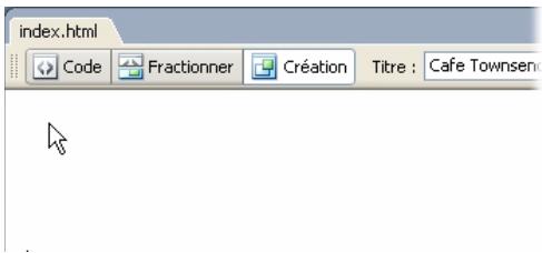 MACROMEDIA DREAMWEAVER 8-BIEN DMARRER AVEC DREAMWEAVER - Insérez des tableaux - 1