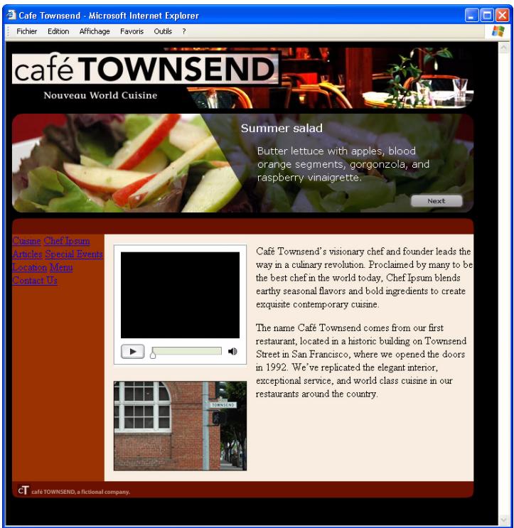 MACROMEDIA DREAMWEAVER 8-BIEN DMARRER AVEC DREAMWEAVER - Aperçu de votre page dans un navigateur - 1