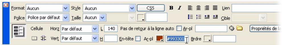 MACROMEDIA DREAMWEAVER 8-BIEN DMARRER AVEC DREAMWEAVER - Ajoutez de la couleur à la page - 3