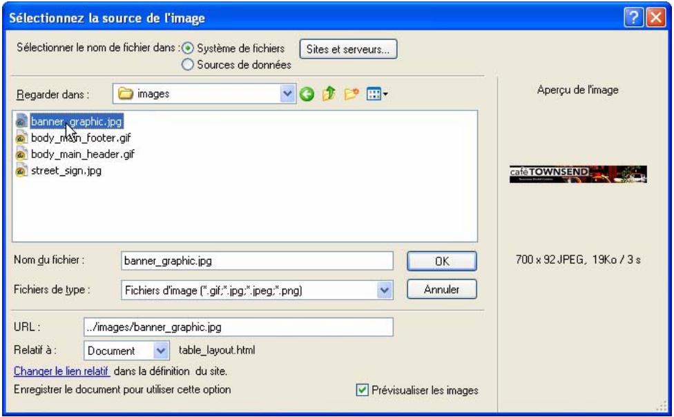 MACROMEDIA DREAMWEAVER 8-BIEN DMARRER AVEC DREAMWEAVER - Remplacez l'espace réservé pour l'image - 2