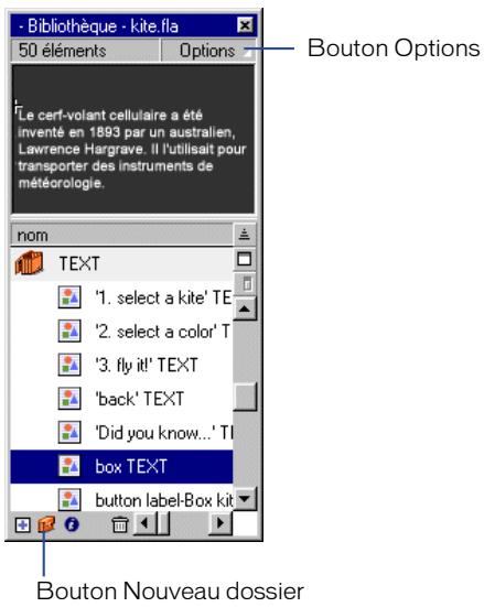 MACROMEDIA FLASH 5 - Organisez votre bibliothèque - 1