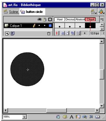 MACROMEDIA FLASH 5 - Pour créer un bouton : - 4