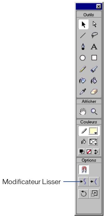 MACROMEDIA FLASH 5 - Créez l'interpolation de forme pour le fil du cerf-volant - 2