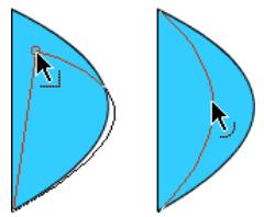 MACROMEDIA FLASH 5 - Remodelage à l'aide de l'outil flèche - 1