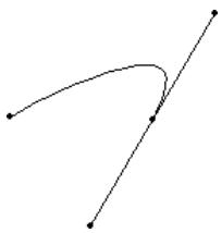 MACROMEDIA FLASH 5 - Pour dessiner un tracé courbé : - 1