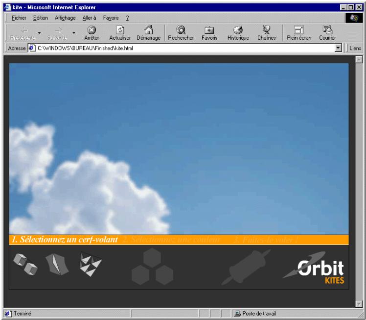 MACROMEDIA FLASH 5 - Visualisez l'animation finale - 1