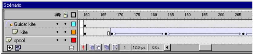 MACROMEDIA FLASH 5 - Définissez l'interpolation de mouvement - 2
