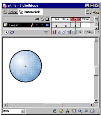MACROMEDIA FLASH 5 - Pour créer un bouton : - 3