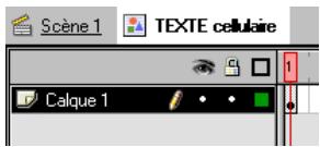 MACROMEDIA FLASH 5 - Modifiez le point d'alignement du bloc de texte - 3