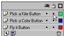 MACROMEDIA FLASH 5 - Verrouillez les objets - 1