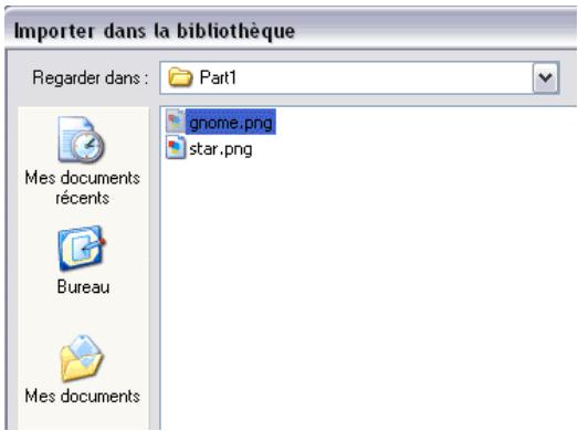 MACROMEDIA FLASH 8-DIDACTICIELS FLASH - Importation de graphiques - 1