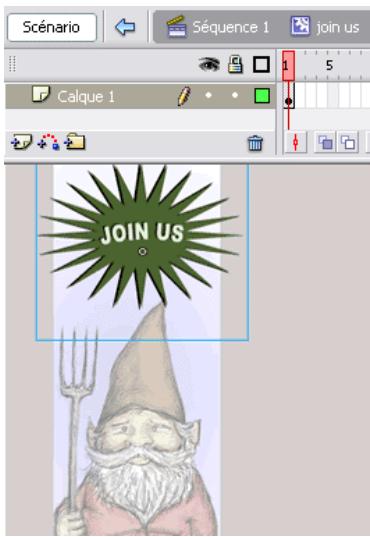MACROMEDIA FLASH 8-DIDACTICIELS FLASH - Ajout d'animation au scenario - 1
