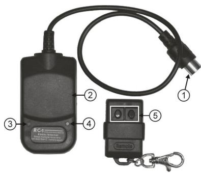 JBSYSTEMS LIGHT FX 1000 - Used with the optional wireless RC-1 controller: - 1