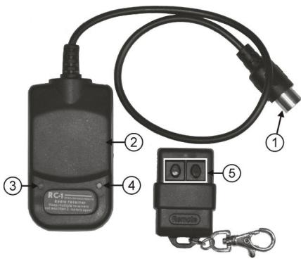 JBSYSTEMS LIGHT FX 1000 - Wanner u de rookmachine gebruikt met de optionele draadloze RC-1 afstandsbediening: - 1