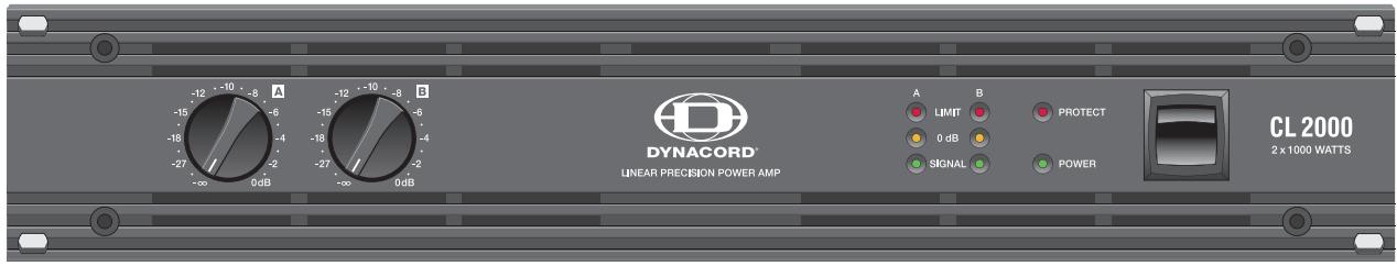 DYNACORD CL 2000 - CAUTION: - 2