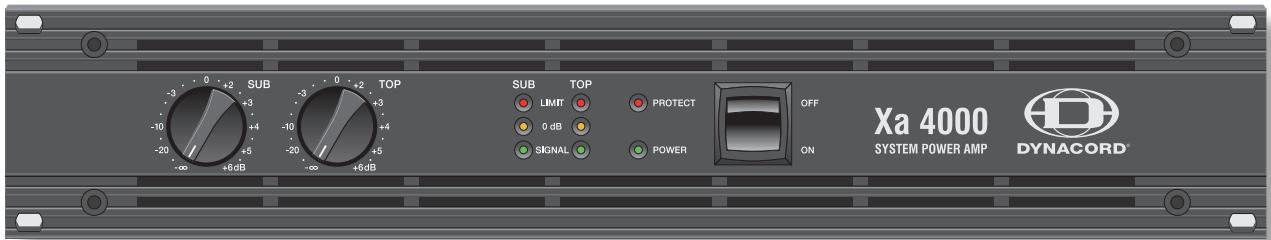 DYNACORD XA 4000 - REMARQUES CONCERNANT L'INSTALLATION - 1