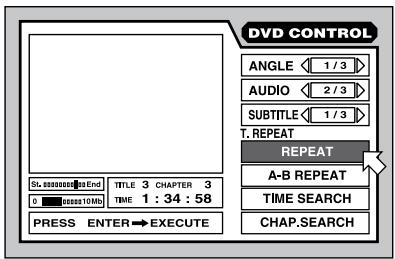 ROTEL RDV-1080 - To begin Repeat Play: - 1