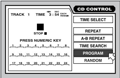 ROTEL RDV-1080 - Pour démarrer une lecture programmée: - 1