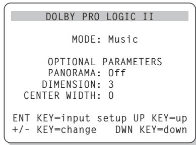 ROTEL RSX-1055 - En el modo de sonido envolvente Dolby - 1