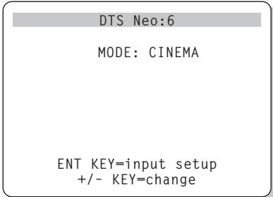 ROTEL RSX-1055 - II Sottomenu DTS Neo:6 II Sottomenu DOLBY PRO LOGIC II - 1