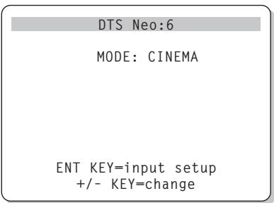 ROTEL RSX-1055 - Submenús DTS Neo:6 y DOLBY PRO LOGIC II - 1