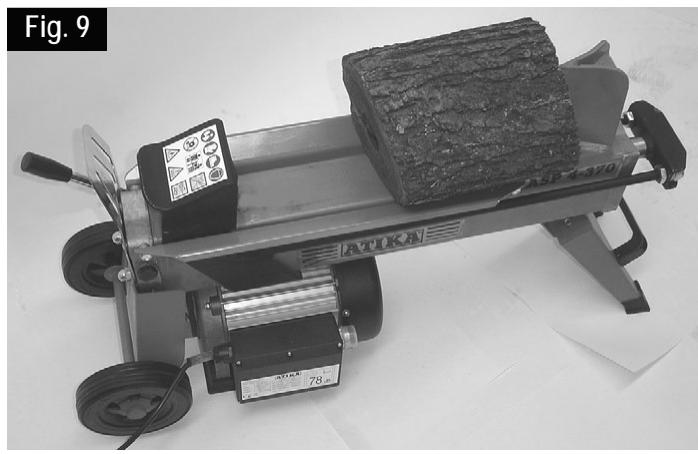 ATIKA ASP 4-370 - - Splitting logs: - 1