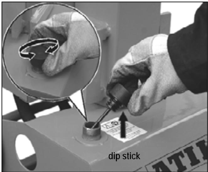 ATIKA ASP 8 N - How do I check the oil level? - 2