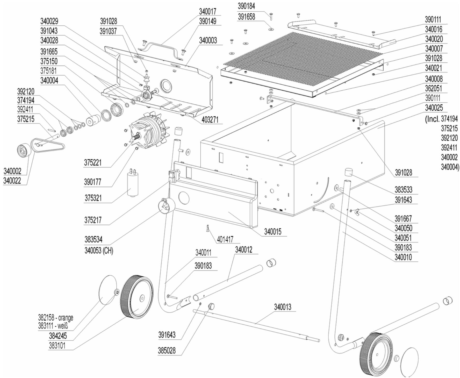 ATIKA SWINGLINE 2000 - Spare parts - 1