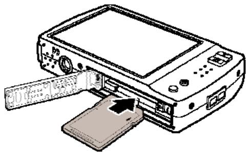 AGFAPHOTO OPTIMA 1338MT - Insertion d'une carte mémoire sd/sdhc - 2