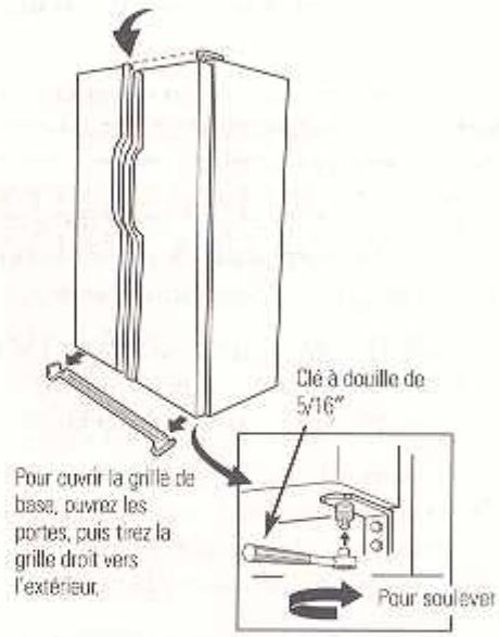 GE SIDE-BY-SIDE REFRIRATOR 20 - ALIGNEMENT DES PORTES - 1
