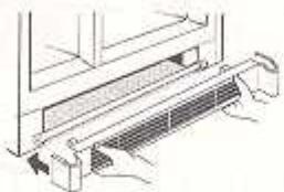GE SIDE-BY-SIDE REFRIRATOR 20 - Les roulettes servent à trois fins : - 1