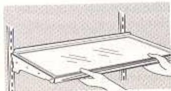 GE SIDE-BY-SIDE REFRIRATOR 20 - Changement d'emplacement des clayettes - 5