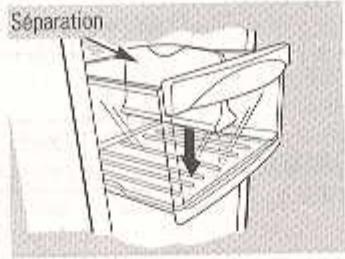 GE SIDE-BY-SIDE REFRIRATOR 20 - Sous-plat et séparation (sur certains modèles) - 1